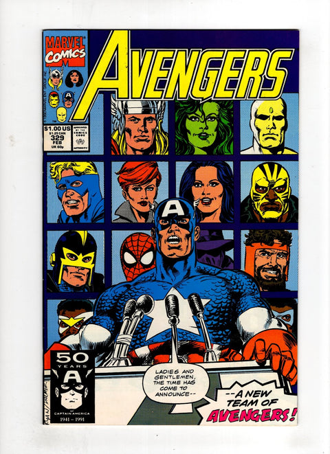 The Avengers, Vol. 1 #329 (1990)      Buy & Sell Comics Online Comic Shop Toronto Canada