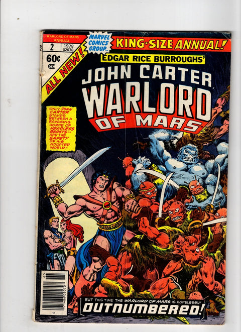 John Carter, Warlord of Mars Annual #2 (1978)      Buy & Sell Comics Online Comic Shop Toronto Canada