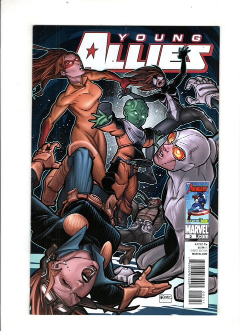 Young Allies, Vol. 2 #5 (2010) 1st Arana as Spider-Girl