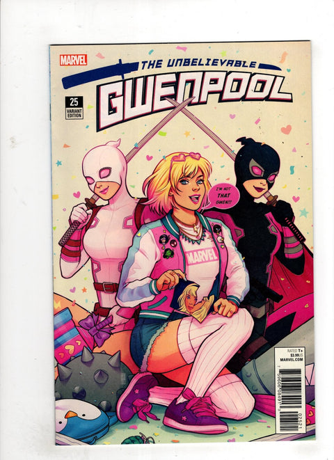 The Unbelievable Gwenpool #25 (Cvr B) (2018) Jen Bartel  B Jen Bartel  Buy & Sell Comics Online Comic Shop Toronto Canada