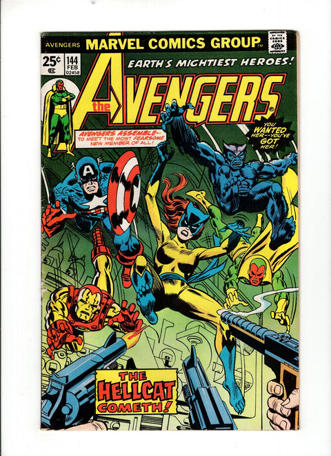 The Avengers, Vol. 1 #144 (1975) 1st Hellcat   1st Hellcat  Buy & Sell Comics Online Comic Shop Toronto Canada