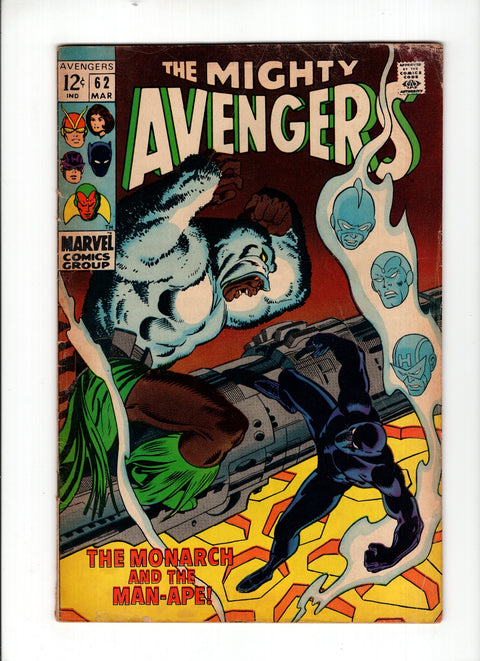 The Avengers, Vol. 1 #62 (1969) 1st M'Baku   1st M'Baku  Buy & Sell Comics Online Comic Shop Toronto Canada