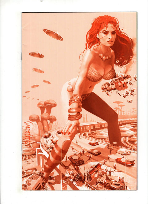 Mars Attacks Red Sonja #5 (Cvr M) (2020) Incentive Arthur Suydam Tint Virgin Variant  M Incentive Arthur Suydam Tint Virgin Variant  Buy & Sell Comics Online Comic Shop Toronto Canada