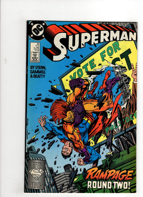 Superman, Vol. 2 #24 (1988)      Buy & Sell Comics Online Comic Shop Toronto Canada