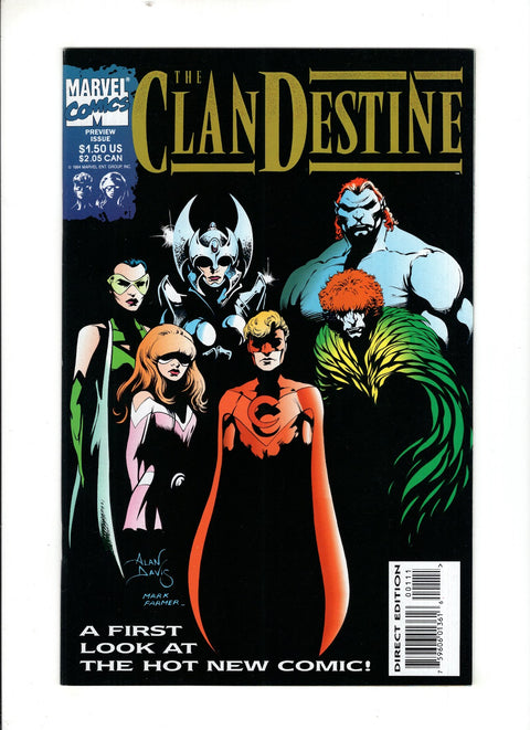 The Clandestine, Vol. 1 #0 (1994) Preview Issue   Preview Issue  Buy & Sell Comics Online Comic Shop Toronto Canada