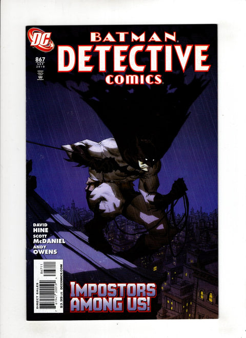 Detective Comics, Vol. 1 #867 (Cvr A) (2010)  A   Buy & Sell Comics Online Comic Shop Toronto Canada