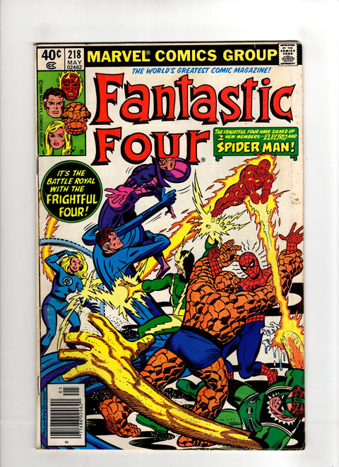 Fantastic Four, Vol. 1 #218 (1980) Newsstand Edition  Newsstand Edition  Buy & Sell Comics Online Comic Shop Toronto Canada