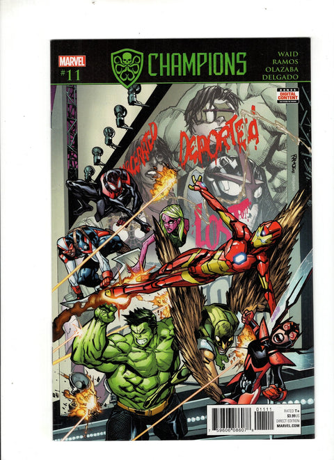 Champions, Vol. 2 (Marvel) #11 (Cvr A) (2017) Humberto Ramos  A Humberto Ramos  Buy & Sell Comics Online Comic Shop Toronto Canada