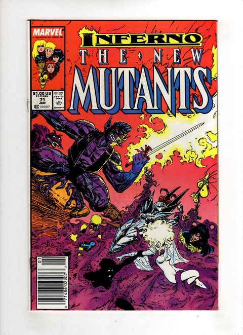 New Mutants, Vol. 1 #71 (1988) Newsstand Edition  Newsstand Edition  Buy & Sell Comics Online Comic Shop Toronto Canada