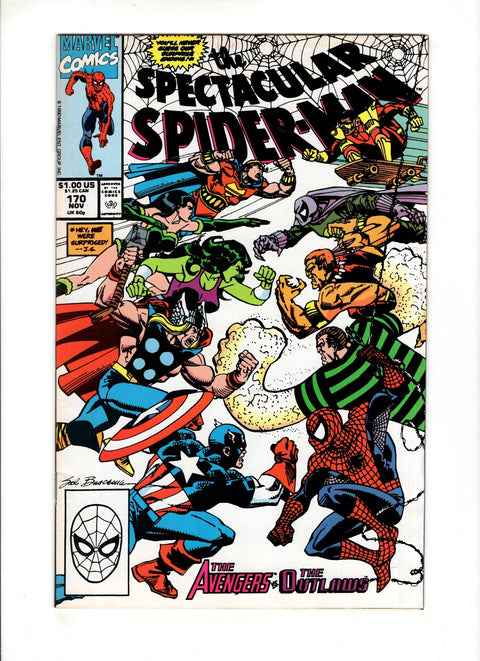 The Spectacular Spider-Man, Vol. 1 #170 (1990)      Buy & Sell Comics Online Comic Shop Toronto Canada