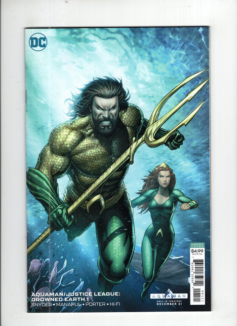 Aquaman / Justice League: Drowned Earth #1 (Cvr B) (2018) Dale Keown Aquaman Movie  B Dale Keown Aquaman Movie  Buy & Sell Comics Online Comic Shop Toronto Canada