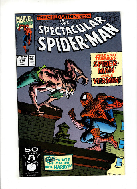 The Spectacular Spider-Man, Vol. 1 #179 (1991)      Buy & Sell Comics Online Comic Shop Toronto Canada