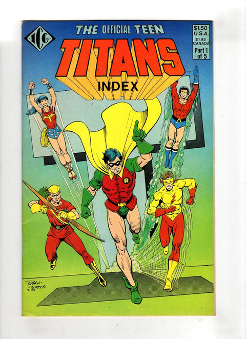 Official Teen Titans Index #1 (1985)     Buy & Sell Comics Online Comic Shop Toronto Canada