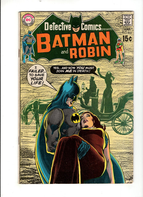 Detective Comics, Vol. 1 #403 (1970)      Buy & Sell Comics Online Comic Shop Toronto Canada