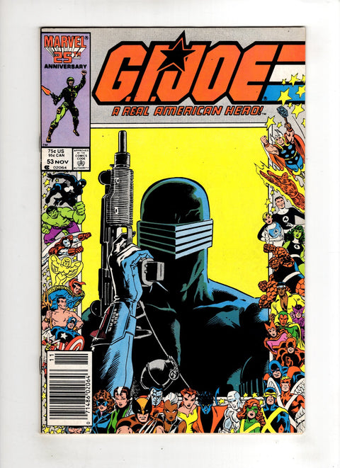 G.I. Joe: A Real American Hero (Marvel) #53 (Cvr B) (1986) Newsstand Edition B Newsstand Edition  Buy & Sell Comics Online Comic Shop Toronto Canada