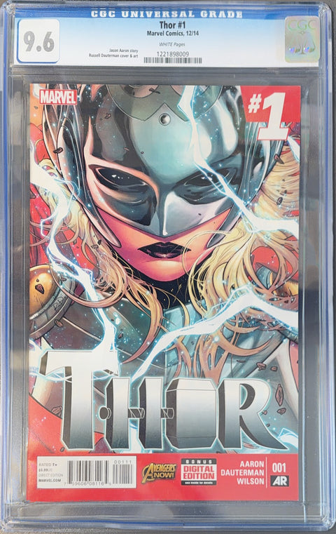 Thor, Vol. 4 #1 (CGC 9.6) (2014)  A Russell Dauterman Regular  Buy & Sell Comics Online Comic Shop Toronto Canada