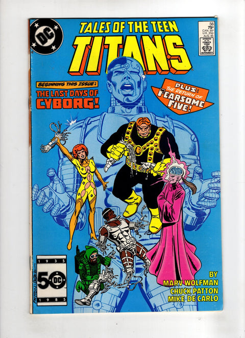Tales of the Teen Titans #56 (1985)     Buy & Sell Comics Online Comic Shop Toronto Canada