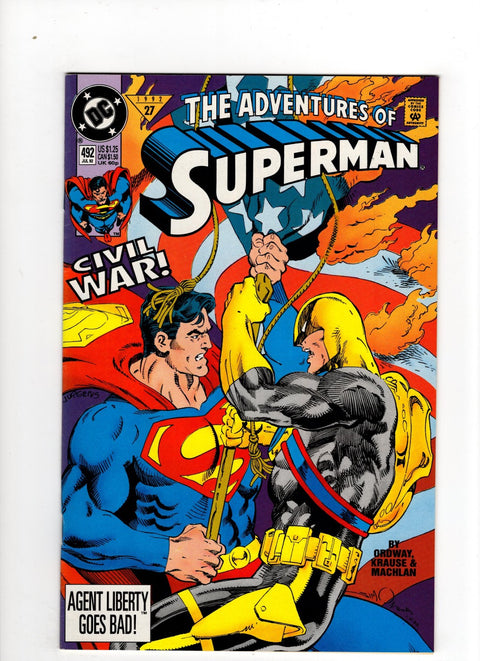 The Adventures of Superman, Vol. 1 #492 (1992)      Buy & Sell Comics Online Comic Shop Toronto Canada
