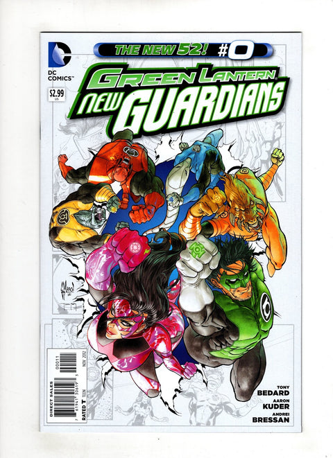 Green Lantern: New Guardians #0 (Cvr A) (2012) Guillem March A Guillem March  Buy & Sell Comics Online Comic Shop Toronto Canada