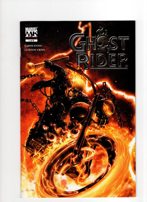 Ghost Rider, Vol. 4 #1 (2005) Clayton Crain   Clayton Crain  Buy & Sell Comics Online Comic Shop Toronto Canada