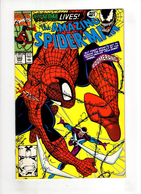 The Amazing Spider-Man, Vol. 1 #345 (Cvr A) (1991)  A   Buy & Sell Comics Online Comic Shop Toronto Canada