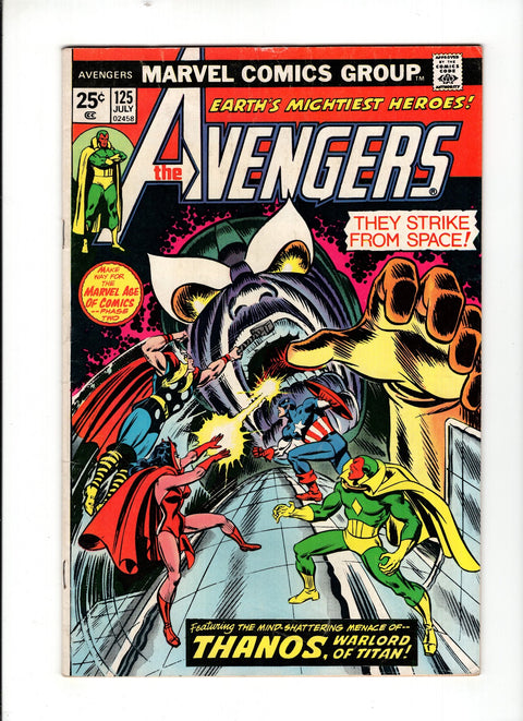 The Avengers, Vol. 1 #125 (1974)      Buy & Sell Comics Online Comic Shop Toronto Canada