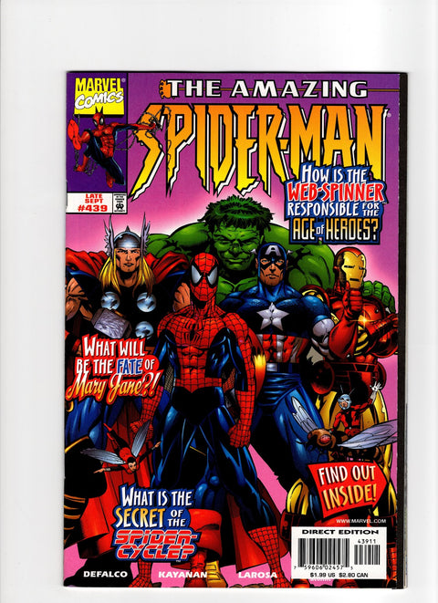 The Amazing Spider-Man, Vol. 1 #439 (Cvr A) (1998)   A   Buy & Sell Comics Online Comic Shop Toronto Canada