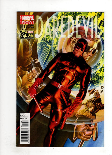 Daredevil, Vol. 4 #1 (Cvr B) (2014) Alex Ross Incentive 75th Anniversary Variant (1:75) B Alex Ross Incentive 75th Anniversary Variant (1:75)  Buy & Sell Comics Online Comic Shop Toronto Canada