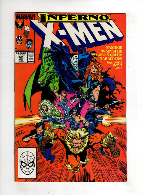 Uncanny X-Men, Vol. 1 #240 (1988)     Buy & Sell Comics Online Comic Shop Toronto Canada