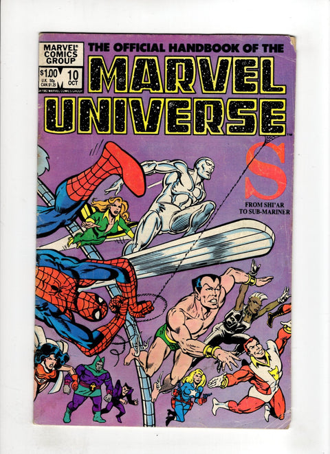 Official Handbook of the Marvel Universe, Vol. 1 #10 (Cvr A) (1983)  A   Buy & Sell Comics Online Comic Shop Toronto Canada