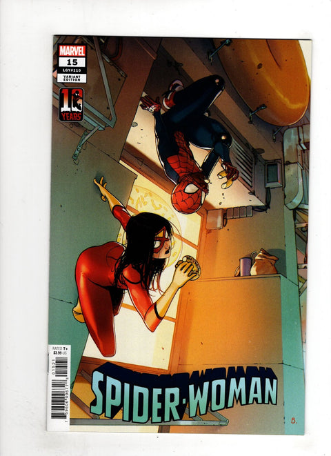 Spider-Woman, Vol. 7 #15 (Cvr B) (2021) Variant Bengal Miles Morales Spider-Man 10th Anniversary B Variant Bengal Miles Morales Spider-Man 10th Anniversary  Buy & Sell Comics Online Comic Shop Toronto Canada