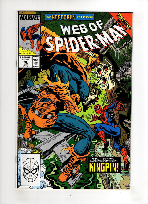 Web of Spider-Man, Vol. 1 #48 (1988)     Buy & Sell Comics Online Comic Shop Toronto Canada