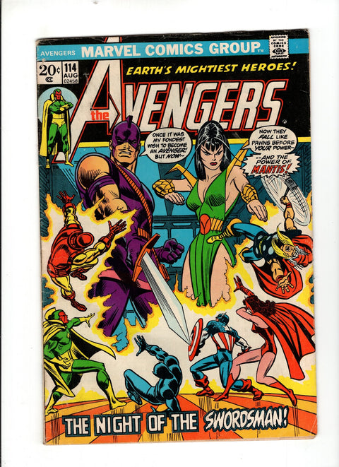 The Avengers, Vol. 1 #114 (1973)      Buy & Sell Comics Online Comic Shop Toronto Canada