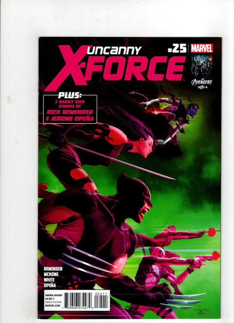 Uncanny X-Force, Vol. 1 #25 (Cvr A) (2012) Jerome Opeña  A Jerome Opeña  Buy & Sell Comics Online Comic Shop Toronto Canada