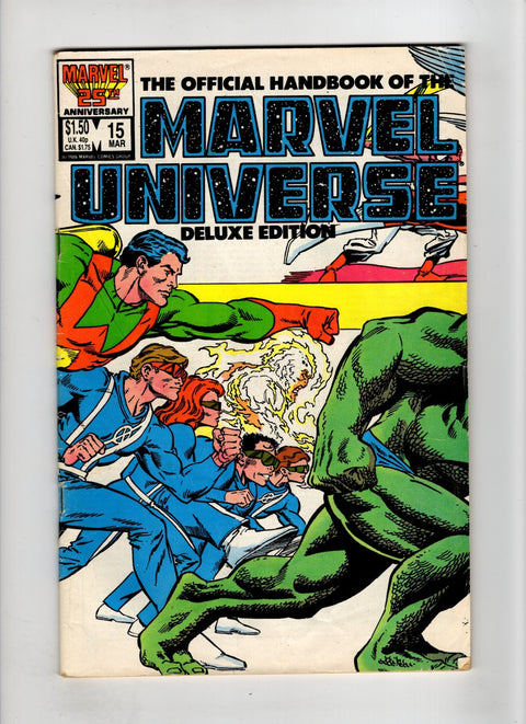 Official Handbook of the Marvel Universe: Deluxe Edition (Vol. 2) #15 (Cvr A) (1986)  A   Buy & Sell Comics Online Comic Shop Toronto Canada