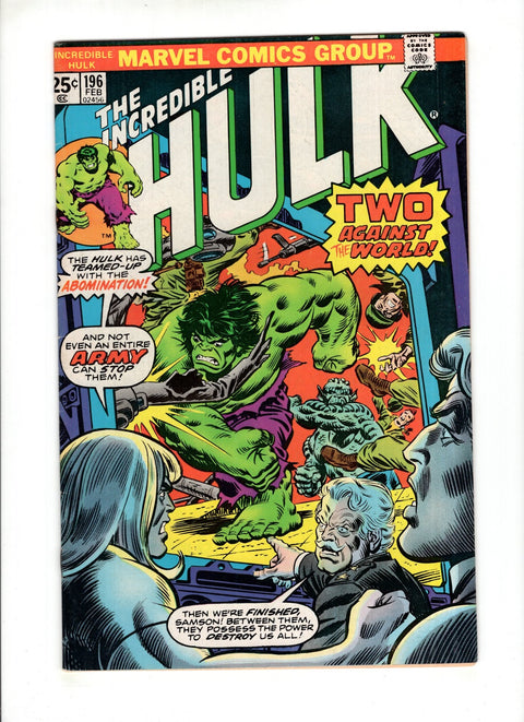 The Incredible Hulk, Vol. 1 #196 (1976)      Buy & Sell Comics Online Comic Shop Toronto Canada