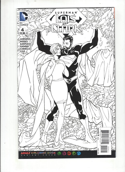 Superman: Lois And Clark #4 (Cvr B) (2016) Adult Coloring Book Cover  B Adult Coloring Book Cover  Buy & Sell Comics Online Comic Shop Toronto Canada