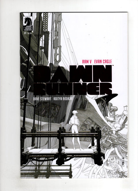 Dawnrunner #1 (Cvr D) (2024) Evan Cagle B&W Foil Variant D Evan Cagle B&W Foil Variant  Buy & Sell Comics Online Comic Shop Toronto Canada