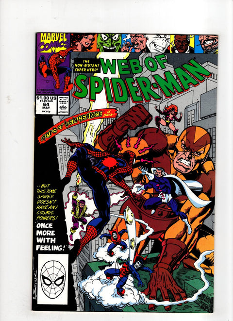 Web of Spider-Man, Vol. 1 #64 (1990)      Buy & Sell Comics Online Comic Shop Toronto Canada