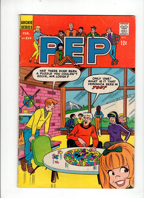 Pep Comics #214 (1968)      Buy & Sell Comics Online Comic Shop Toronto Canada