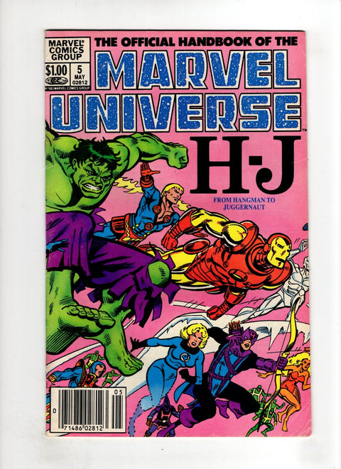 Official Handbook of the Marvel Universe, Vol. 1 #5 (Cvr C) (1983) Canadian Price Variant C Canadian Price Variant  Buy & Sell Comics Online Comic Shop Toronto Canada