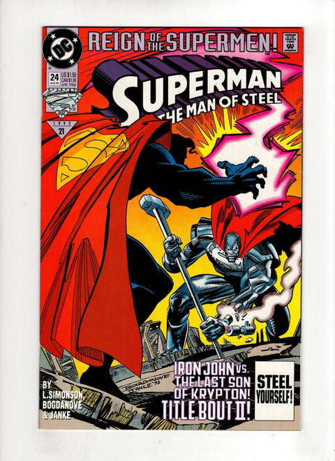 Superman: The Man of Steel #24 (Cvr A) (1993)  A   Buy & Sell Comics Online Comic Shop Toronto Canada