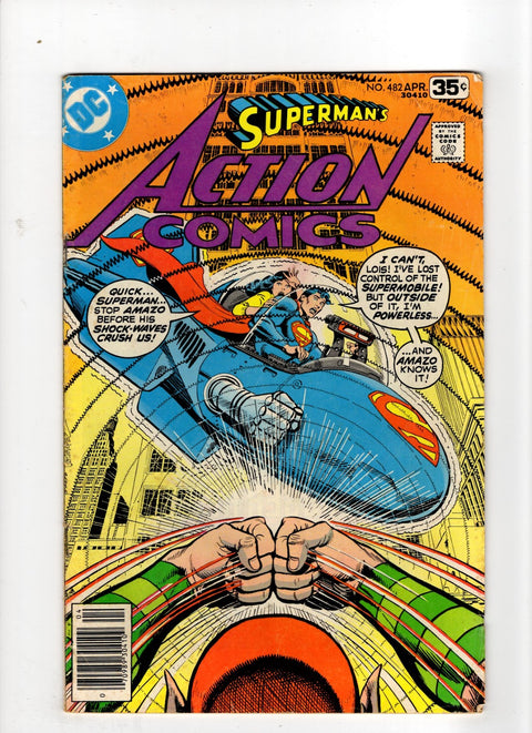 Action Comics, Vol. 1 #482 (1978) Newsstand Edition   Newsstand Edition  Buy & Sell Comics Online Comic Shop Toronto Canada