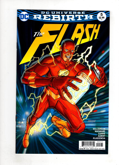 Flash, Vol. 5 #5 (Cvr B) (2016) Variant Dave Johnson B Variant Dave Johnson  Buy & Sell Comics Online Comic Shop Toronto Canada