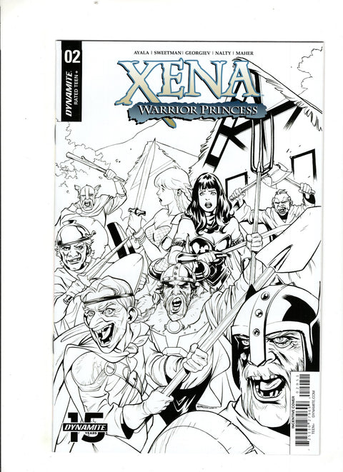 Xena: Warrior Princess, Vol. 2 #2 (Cvr G) (2019) Lupacchino B&w Incentive  G Lupacchino B&w Incentive  Buy & Sell Comics Online Comic Shop Toronto Canada