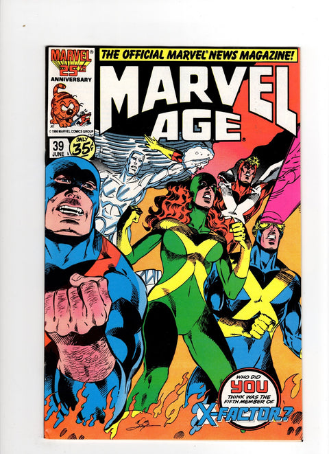 Marvel Age #39 (1986)      Buy & Sell Comics Online Comic Shop Toronto Canada