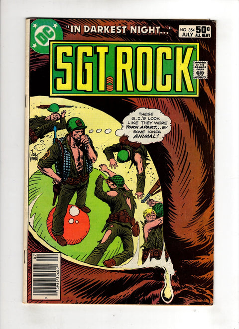 Sgt. Rock, Vol. 1 #354 (1981) Newsstand Edition  Newsstand Edition  Buy & Sell Comics Online Comic Shop Toronto Canada