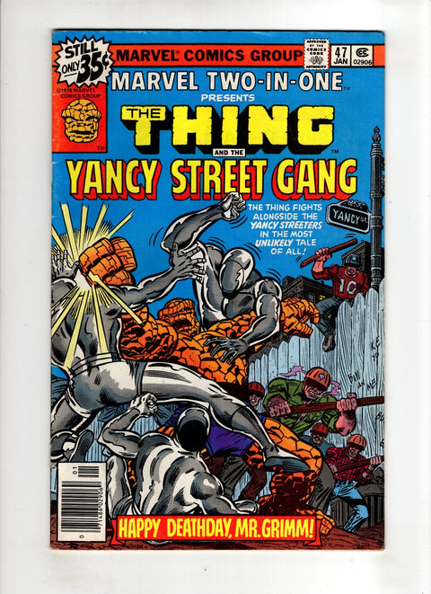 Marvel Two-in-One, Vol. 1 #47 (1978) Newsstand Edition  Newsstand Edition  Buy & Sell Comics Online Comic Shop Toronto Canada