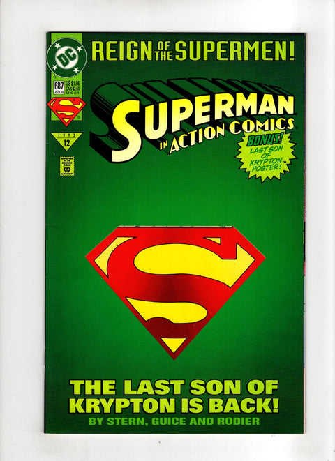 Action Comics, Vol. 1 #687 (Cvr C) (1993) Collector's Edition C Collector's Edition  Buy & Sell Comics Online Comic Shop Toronto Canada