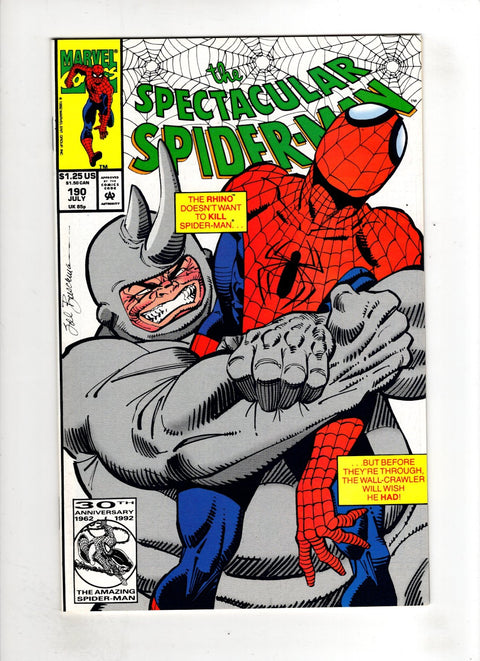 The Spectacular Spider-Man, Vol. 1 #190 (1992)     Buy & Sell Comics Online Comic Shop Toronto Canada